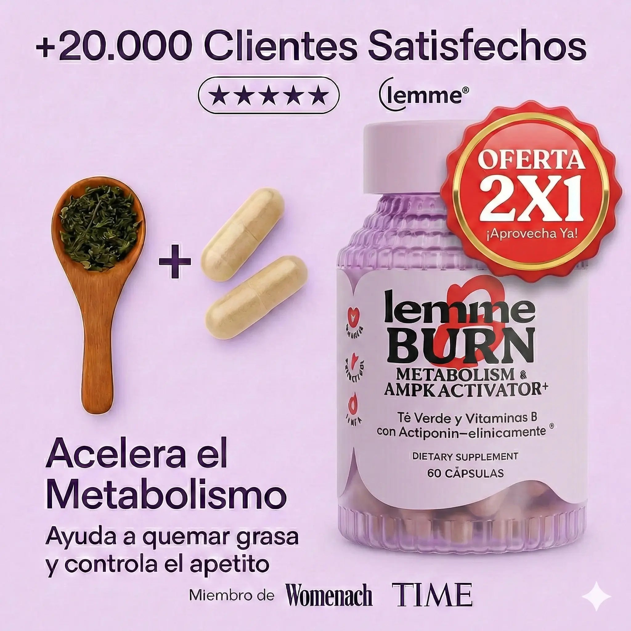 ¡Transforma tu cuerpo y activa tu energía con el quemador #1 de EE.UU. ahora en Colombia! OFERTA 2x1